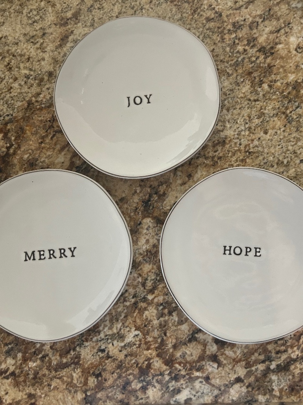 Hearth and Hand Holiday Christmas Plates